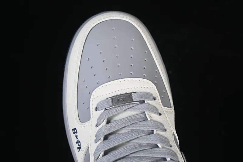 All categories Nk Air Force 1 Air Force series Nk Air Force 1 Low Air Force low top Nike Air Force 1'07 Low BaPe co-branded beige gray blue Air Force 1 low top casual sneakers SM6668-111